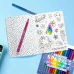 Stickiville Coloring Stickers - Cute Drawings