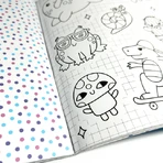 Stickiville Coloring Stickers - Cute Drawings