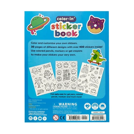 Stickiville Coloring Stickers - Cute Drawings