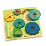 Stapelpuzzle und Spiel aus Holz, Djeco