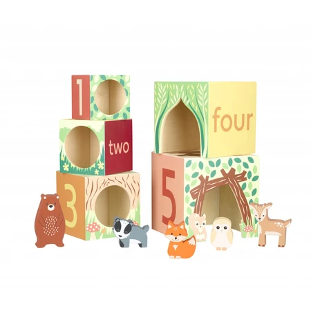 Stapelwürfel, Orange Tree Toys