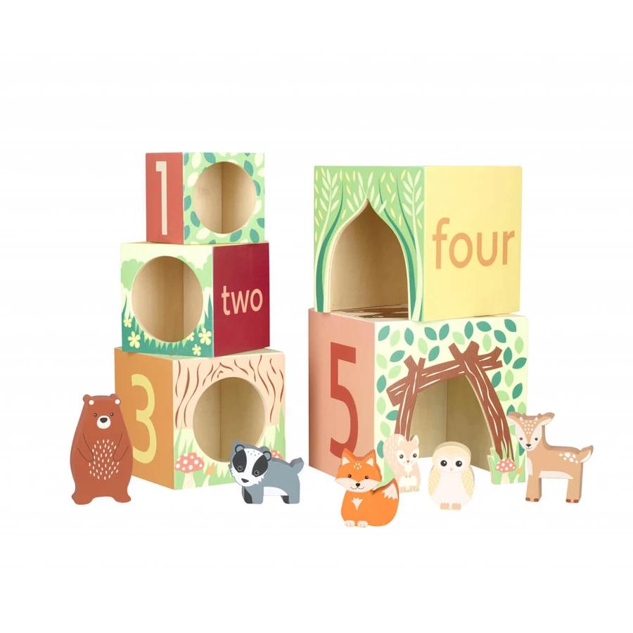 Stapelwürfel, Orange Tree Toys
