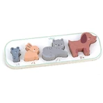 Puzzle de madera - 1,2,3,4 Animales - Vilac