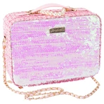 Girabrilla grote omkeerbare make-up tas met pailletten