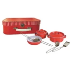 Satz roter Metallvasen, Egmont