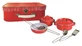 Set of red metal vases, Egmont