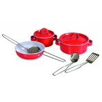 Satz roter Metallvasen, Egmont