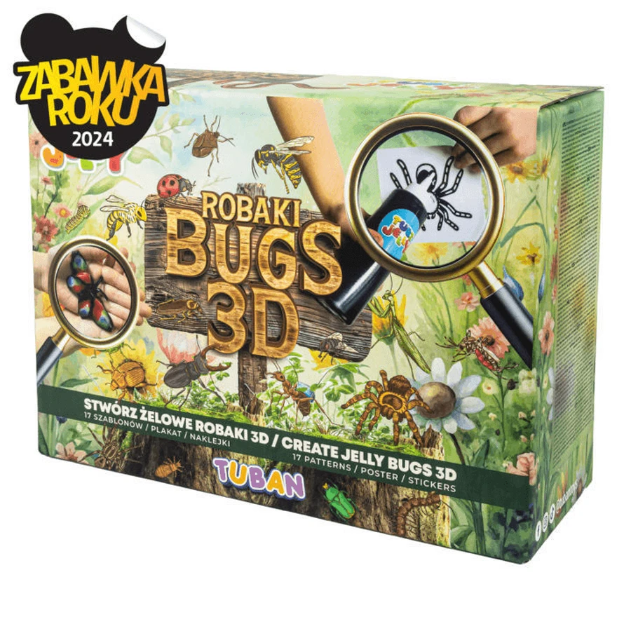 Set TUBI JELLY (modelleergel) met 6 kleuren - INSECTS