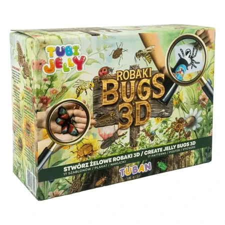 Set TUBI JELLY (modelleergel) met 6 kleuren - INSECTS