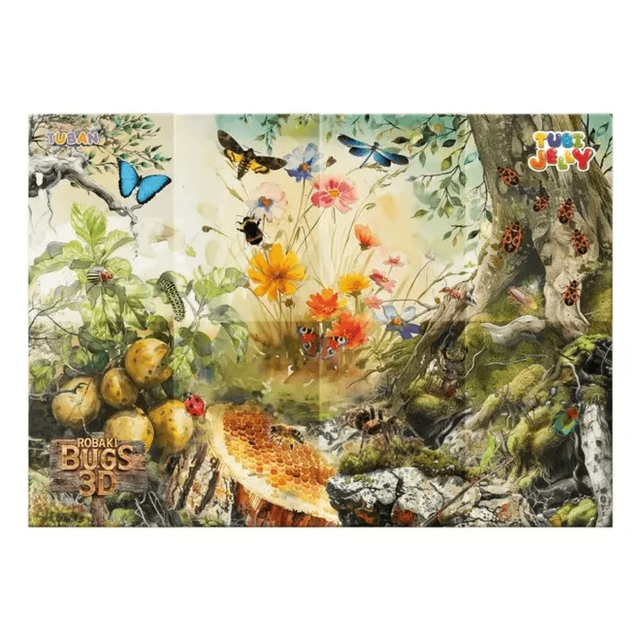 Set TUBI JELLY (modelleergel) met 6 kleuren - INSECTS