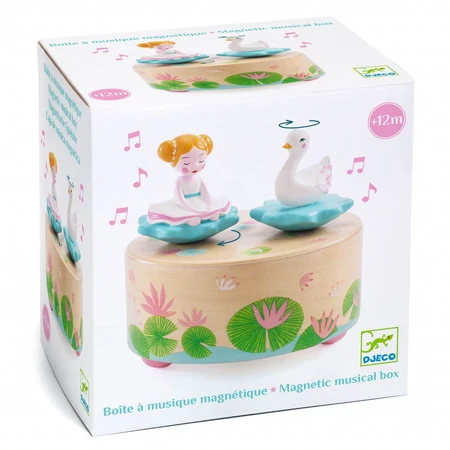 Carillon magnetico Ballerina e cigno, Djeco