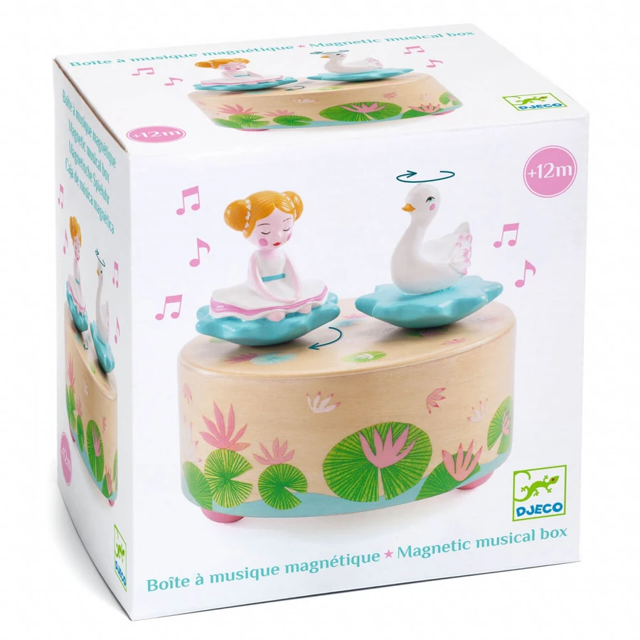 Carillon magnetico Ballerina e cigno, Djeco