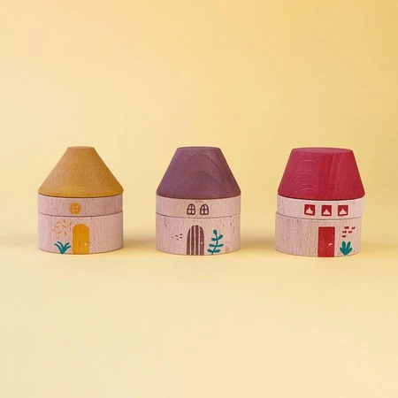 Juego de madera Los tres cerditos, Londji