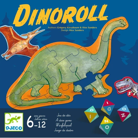 Dinoroll Pyramide Würfelspiel, Djeco