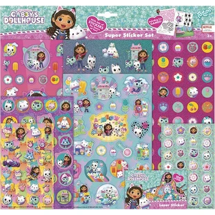 Gabby's Dollhouse super set of stickers