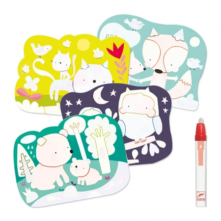 Djeco water painting set in the forest
