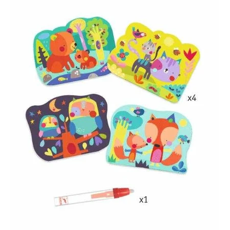 Djeco water painting set in the forest