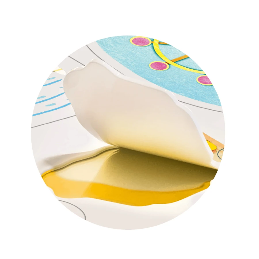 Creative set with reusable soft stickers - City on the move