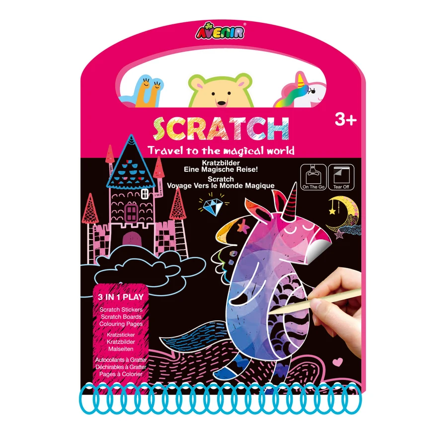 Libro de actividades Scrarabble - Viaje al mundo mágico