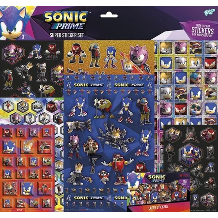 Sonic Prime super stickers set
