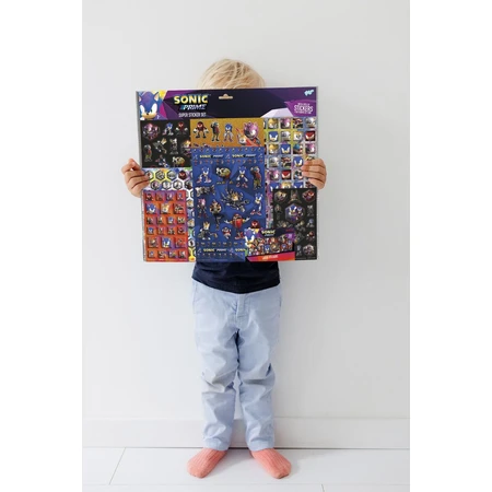 Sonic Prime super stickers set