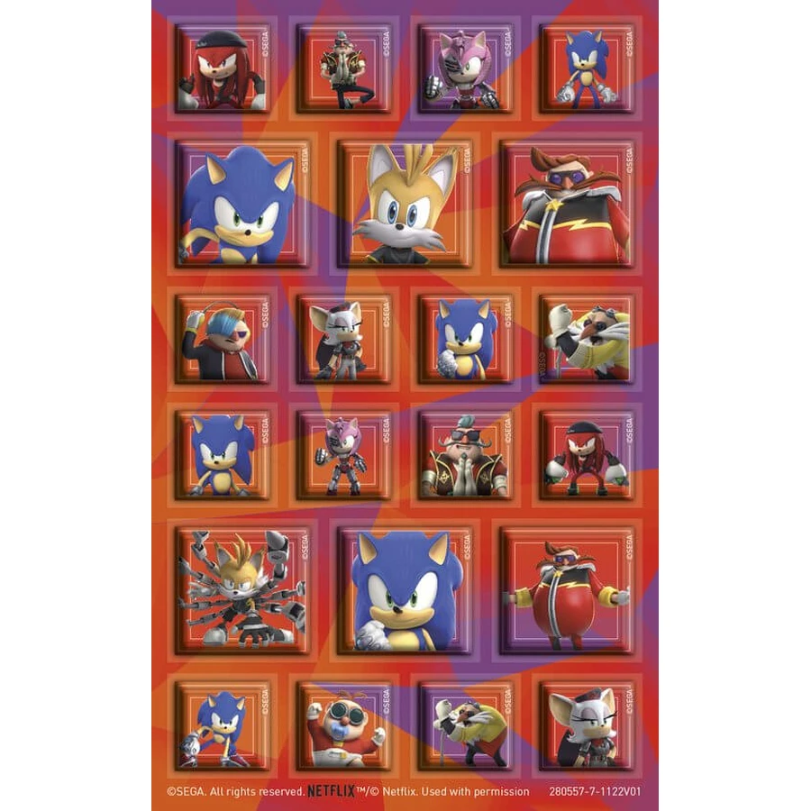 Sonic Prime super stickers set