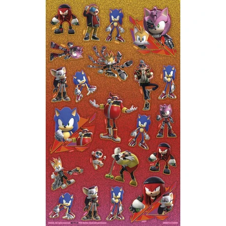 Sonic Prime super stickers set