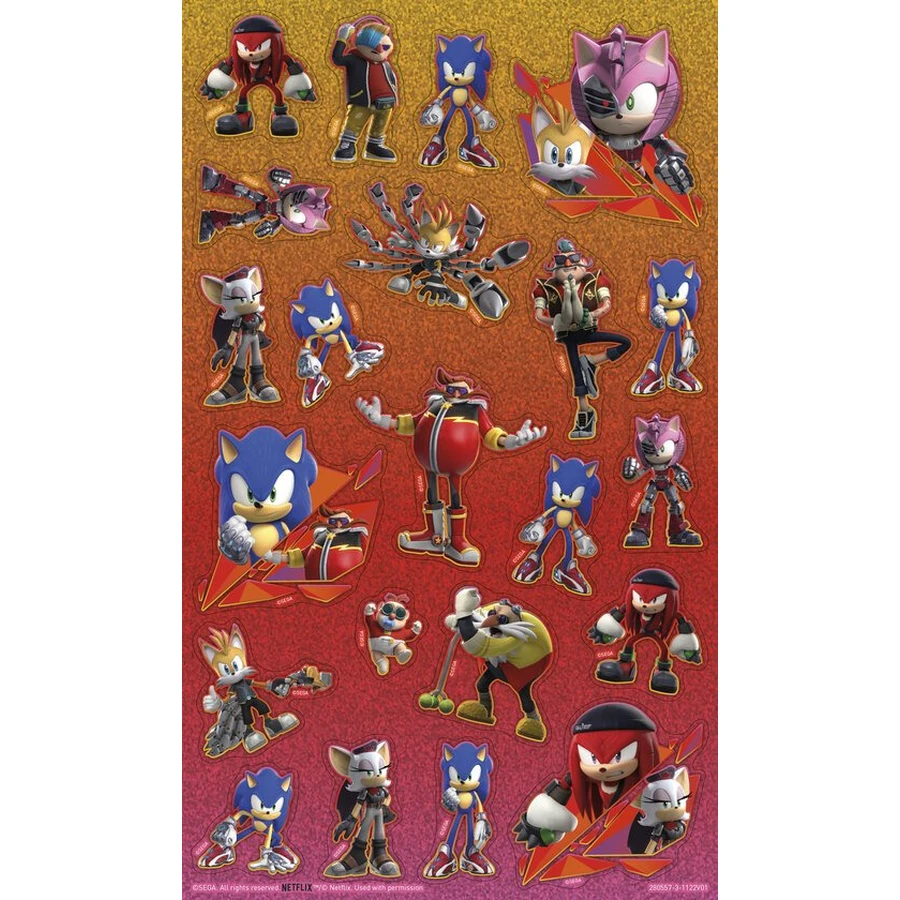 Sonic Prime super stickers set