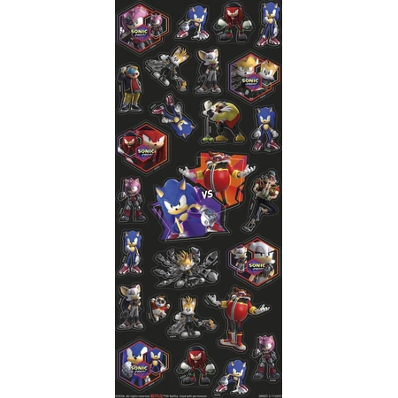 Sonic Prime super stickers set