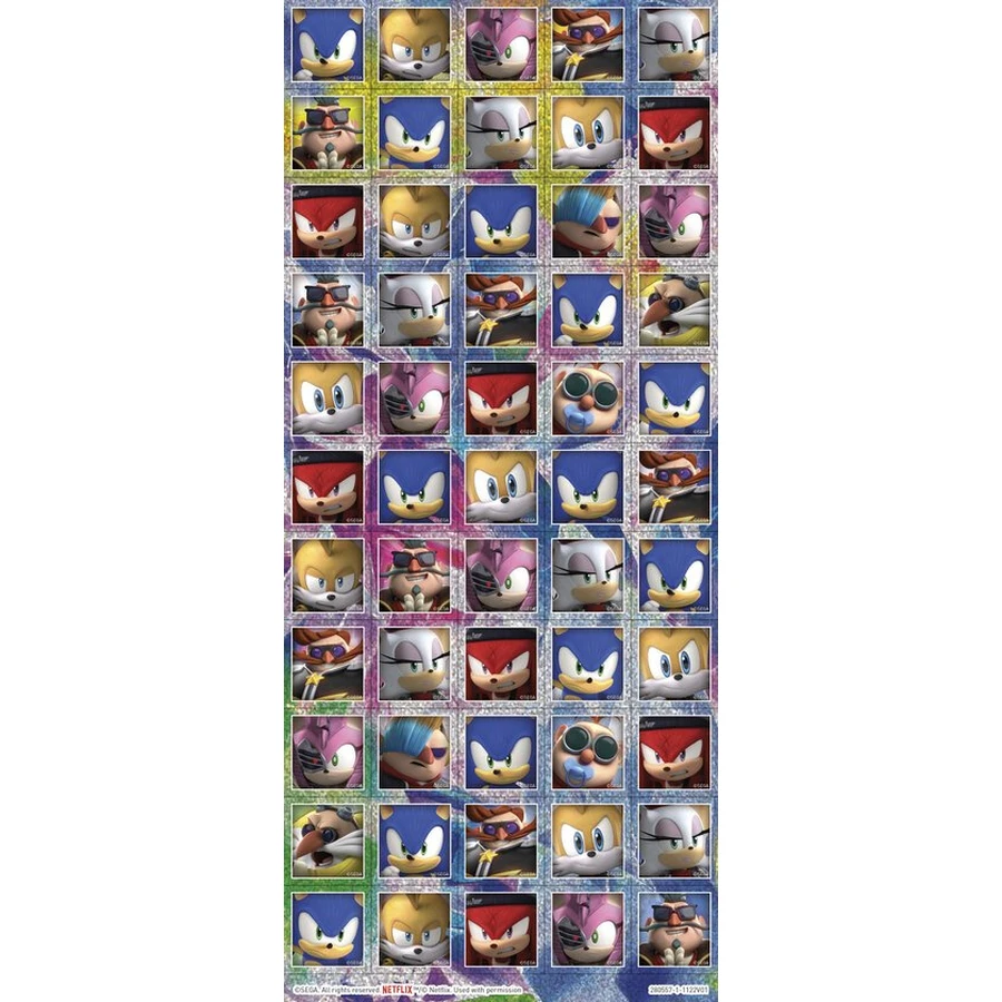 Sonic Prime super stickers set