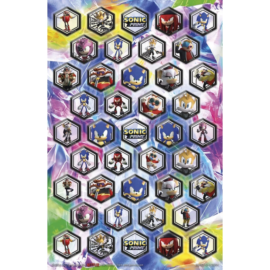 Sonic Prime super stickers set