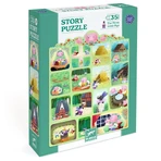 Puzzle de cuentos Los tres cerditos, Djeco