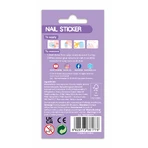 Glitter nail stickers - Flowers