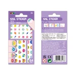 Glitter nail stickers - Flowers