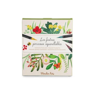 Set de 12 crayons de couleur aquarellables, Moulin Roty