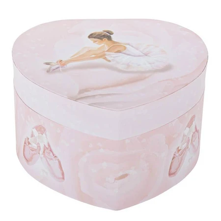 Pink Heart Phosphorescent Music Box