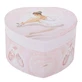 Pink Heart Phosphorescent Music Box