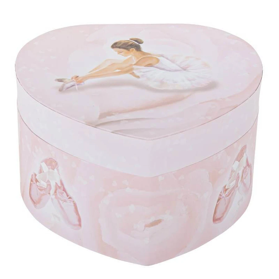 Pink Heart Phosphorescent Music Box