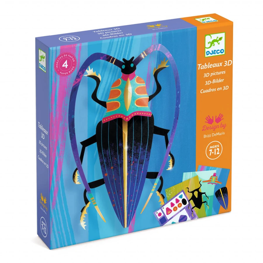 Creative game Shiny insects, Djeco