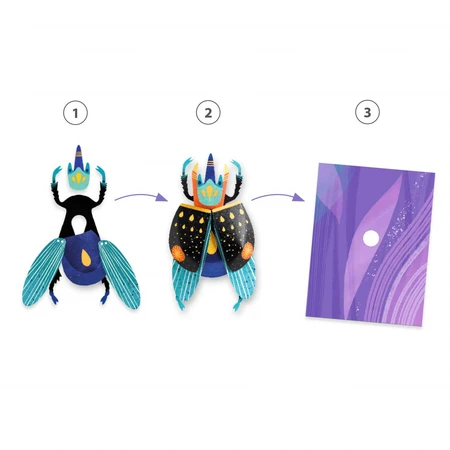 Creative game Shiny insects, Djeco
