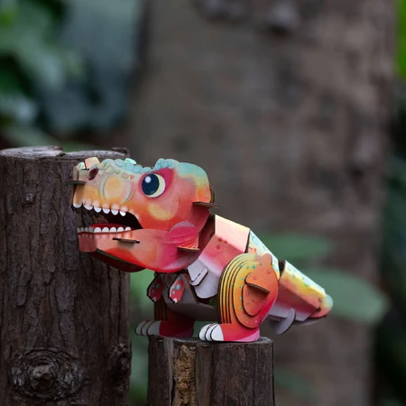 3D Sound Puzzle - Tyrannosaurus Rex, Build 'n' Sound