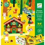 Djeco, The Enchanted Forest with repositionable stickers
