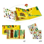 Djeco, The Enchanted Forest with repositionable stickers