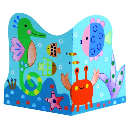 Creative set 2 in 1 - Painting and Origami - Underwater