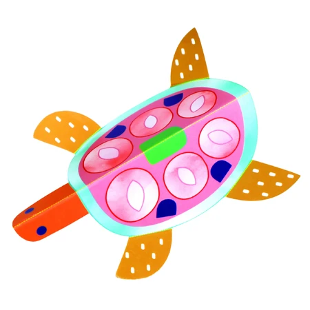 Creative set 2 in 1 - Painting and Origami - Underwater
