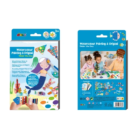 Creative set 2 in 1 - Painting and Origami - Underwater