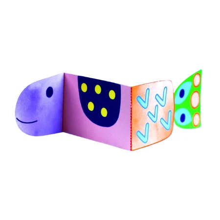 Creative set 2 in 1 - Painting and Origami - Underwater