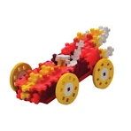 Plus-Plus Baukasten, 200 Teile Röhre, Bunte Autos - Feuer