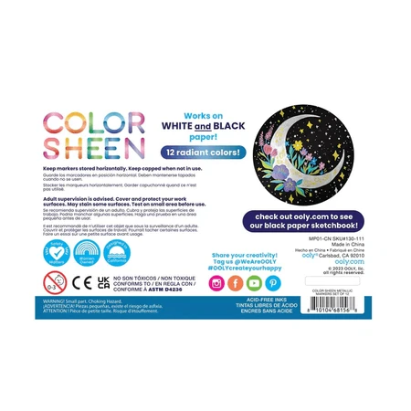Metallic Colored Carioci-Color Sheen set of 12