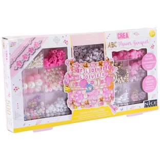 Creative DIY kit - Flower Bouquet bead necklaces and bracelets, 500 pieces, ABC Beads
